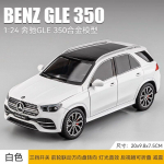 1:24 Mercedes Benz GLE 350 Keskmise suurusega luksusmaastur Metallist survevalatud mudelauto K&otilde;rge simulatsioon Kogutav auto Heli ja valgus Kingitus valge