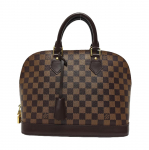 [Kasutatud] Louis Vuitton Alma PM 'Pruun Damier Ebene L&otilde;uend' - V&auml;ga Hea #XR10D8 ONE SIZE