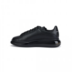 Alexander McQueen Suured Tossud Veisenahast Madalad Vabaajajalatsid Meeste Mustad 604232WHX981000 44.5