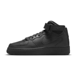 Nike Laste Air Force 1 Mid Triple Black Tossud DH2933-001 35.5