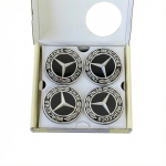 4 tk 75 mm auto ujuv rattakate keskmine rummukate Mercedes Benz amg B/C/E/S klassi GLS C200L GLC GLK CLA jaoks. cv33 sinine