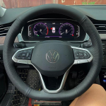 Kohandatud auto roolikatte kate 100% sobivus Volkswagen VW Golf 8 Passat ID.3 Arteon Caddy 2019-2022 Auto siseosade tarvikud mk2 gray