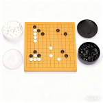 Huangshan puidust Go m&auml;ngukomplekt, lastele ja algajatele Go &otilde;ppimiseks, ajutreeninguks ja m&otilde;tlemise arendamiseks, klassikaline strateegiline lauam&auml;ng, Hiina Weiqi orange