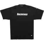 Balenciaga m&uuml;tsid Rikutud Lamep&otilde;rand T-s&auml;rk Meeste 651795TKVB81070 XS black