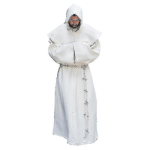S-5xl Renessanss Munk Vaimuliku R&uuml;&uuml; Skapulaar Vend Kost&uuml;&uuml;m Usuline P&uuml;ha Kleit R&uuml;&uuml; Mehed Preester Kapuutsiga Kapuuts Halloween Kost&uuml;&uuml;m Halloween Cosplay_fi S