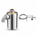 Automaatne liikumisanduriga kraan, puuteta vees&auml;&auml;stlik, kaubanduslik k&ouml;&ouml;gisink, h&otilde;bedane, induktsioon Silver Faucet+B Buckle