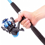 Spinningu &otilde;ngerulli komplekt 1,2-1,5 m &otilde;ngeritv 8 BB spinningurulliga j&auml;&auml;p&uuml;&uuml;k 1.2m with Reel