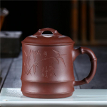 Purple Sand Cover Cup Big Bamboo Section 550 ml teetass 501-600ml