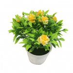 Tervislik kehahooldus, 1 tk, kunstlilled, roosid, lavaaia pulmade kodupeokaunistused kollane