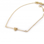 Les Tr&eacute;sors De Lily [K3383] - Bracelet Plaqu&eacute; or 'Love' kuld