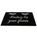 Les Tr&eacute;sors De Lily [Q9997] - &otilde;lgedest uksematt  Diva - Sleeping Eyes  must (Tooge suletud silmad sisse) - 60x40 cm must