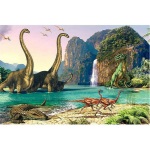 T&auml;ielik 5D Teemantmaaling Jurassic Dinosaurus Teemanttikandid Ristpistes Kodukaunistus K&auml;sitsi valmistatud 25x30cm