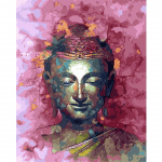 Teemantidega maalimine Religioon Teemantmaal Buddha teemantmosaiik Kodukaunistus 20X30CM