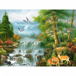 5D DIY teemantmaaling Scenic Deer Teemanttikandid DIY Mosaiic Sale Decor King 20X30CM