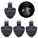 4pcs Electronic Fishing Bite Alarm with Sound LED Lights Indicator Fish Bite Alarms 4