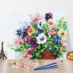 DIY maalimine numbrite j&auml;rgi Kunst Hobid Numbrite maalimine Kodukaunistus Digitaalne &otilde;limaal K&auml;sit&ouml;&ouml; 40x50cm no frame