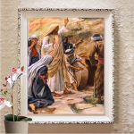 T&auml;iskandiline/&uuml;mmargune puur 5D DIY Teemantmaal, Tikand Ristpistes 3D Kodukaunistuse kingitus Full Round 20X30CM