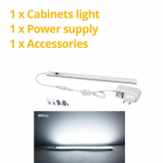 EL-i toiteallika LED-valgusti kapialune valgustiribalamp Lumiere LED-kapivalgusti 12V k&auml;sitsi p&uuml;hkimisvalgustid liikumisanduriga magamistoa k&ouml;&ouml;givalgusti 1PCS 40CM/6W