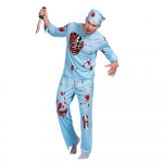 T&auml;iskasvanute zombie verise arsti Halloweeni kost&uuml;&uuml;m M