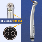 Hambaravi LED &otilde;huturbiini k&auml;siinstrument AI-M600LG kiire puur koos isegeneraatoriga LED 2 v&otilde;i 4 auku