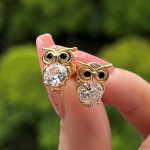 BELLA BOX Fancy Night Animal Owl Stud k&otilde;rvar&otilde;ngad naistele kullav&auml;rvi Dainty Ear Stud Dance Party T&uuml;drukutele Kingitus Naiste Moeehted