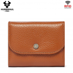 Naiste rahakott Ehtsast nahast kaardi&uuml;mbris Rahakott Rfid M&uuml;ndirahakott &Otilde;huke rahakotikaardi&uuml;mbris pruun