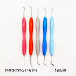 Dental Composite Resin Filling Spatula Aesthetic restoration Set Resin Filler set Dental Tool Restoration Spatula 5 pcs set A