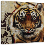 L&otilde;uenditr&uuml;kk Tiger Africa Animals 30x30 pruun