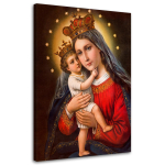 L&otilde;uenditr&uuml;kk RELIGIOUS Madonna with Child 40x60 mitmev&auml;rviline