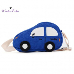 Laste suupistekott, suure mahutavusega reguleeritav rihm, velvetist mood multikas autokujuline p&otilde;ikkott sinine