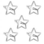 2/5/20 tk Metallic Style Star Shape juuksen&otilde;elad Kuumad T&uuml;drukute Star Juukseklambrid Y2k Style Barrettes Armsad Star Juukseklambrid Teismelistele B