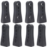 For Toyota RAV4 XA30 2001 - 2018 Land Cruiser Prado J150 Camry XV50 ukseluku siibri puhvri summuti l&ouml;&ouml;ki summutav summutus 8Pcs