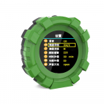 Auto HUD Headup Display LCD digitaalne GPS-spidomeeter Multifunktsionaalne kaldem&otilde;&otilde;tja nurga kaldem&otilde;&otilde;tur roheline