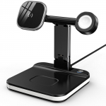 15 W 4-&uuml;hes magnetiline juhtmevaba laadija alus iPhone 14 13 12 Pro Mini iWatch kella Airpods Pro QI kiire juhtmevaba laadimisdoki jaoks valge