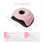 VANREESA 180 W UV LED-lampiga k&uuml;&uuml;nekuivati ​​koos automaatse sensori LCD-ekraaniga 45 LED-iga k&uuml;&uuml;nekuivati ​​lamp manik&uuml;&uuml;rigeeli jaoks US Plug