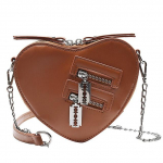 Naiste seljakott gooti s&uuml;dame teraga t&otilde;mblukuga kett Crossbody kotid t&uuml;drukule vabaaja &otilde;lakottid k&auml;ekotid Techwear suvine rahakott Goth One Size pruun