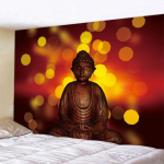 India Buddha meditatsioon Kodukaunistused Gobel&auml;&auml;n Mandala Gobel&auml;&auml;n Hipi Boho Decor Joogamatt Magamistoa Taust Seinariide 75x75cm30x30inch