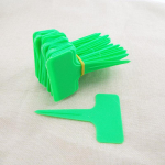 50tk 10cm plastikust PVC taim T Sildid Sildid Lillepotid Veekindlad Markerid Maitsetaimed Aiat&ouml;&ouml;riistad Tarvikud 50pcs roheline