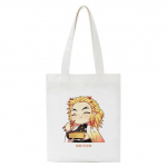 Kamado Nezuko Kawaii Anime Shopper ostukotid Demon Slayer k&auml;ekott Suure mahutavusega kandekott &Otilde;lakottid &Ouml;kokotid korduvkasutatavad 24*26cm