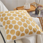 Kreemikas Lill Oranž T&uuml;druk S&uuml;da Ere Kollane V&auml;ike V&auml;rske Tikitud Padi Tikitud Elutoa Diivanipadi 45*45cm