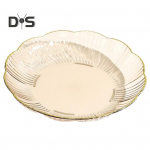 L&auml;bipaistev puuviljavaagen Kuldse servaga virnastatavad suupisted Serveerimisvaagen Purustamatu &uuml;mmargune salat Magustoit &otilde;htus&ouml;&ouml;gitaldrik S&ouml;&ouml;gitoa tarvikud puhas