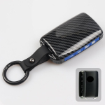 Carbon auto puldi v&otilde;tme&uuml;mbrise kate Mazda 3 Axela CX4 CX5 CX 5 CX8 CX9 CX30 MX30 MX5 Miata Protector jaoks 3 Button Black gray