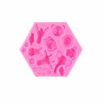 Fondant Forest Animal Silikoonhallitus Elevandi L&otilde;vi Ahv Looma &Scaron;okolaadi Epoxy Halli Fondant Cake hall