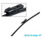Skoda Octavia NX Mk4 2022 Eesmine Tagumine Klaasipuhasti Laba L&otilde;ikur Akna Esiklaasi Puhastusharjad Rear Wiper