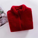 Paks kahepoolne korallifliisist vest naiste s&uuml;gistalvine varrukateta jakid naiste vestiga topid Polar Fluff M