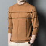 Uus villane meeste villane sviiter, pikkade varrukatega, poolk&otilde;rge kaelusega triibuline alumine kampsun kampsun kampsunist pullover Tide 165