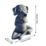 Koer Buddha meditatsioon Aiakujud &otilde;ues vaigust skulptuur Kaunistus palvekoera kujuke siseruumides &otilde;ues kodu ruumi sisekujundus Meditation dog