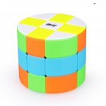 3x3 silindriga t&uuml;&uuml;p Magic Cube Puzzle Cubo Cubo Magico harivad m&auml;nguasjad &otilde;pilastele