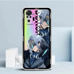 Genshin Impact Dottore Angle Eyes Laser Clear Case Xiaomi Redmi Note 10 11 Pro 9 9T 9A 9S 8 10C 9C 7 8T K40 tpu telefoni kaas Redmi Note12ProPlus