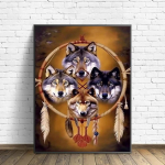 5D DIY Teemantmaali Hundi Pack Ristpistes Komplekt Mosaiik Teemanttikandid Roos T&auml;is &uuml;mmargune kandiline puur Kodukaunistus Round 30x40cm